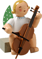 Angel w/ Cello Sitting<br>Grünhainichen Musical